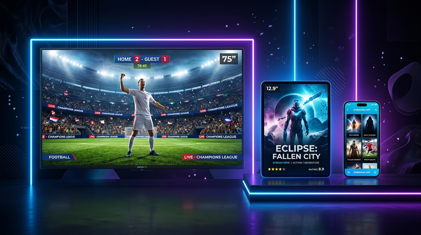 Iptv 2026 - Canais em 4K e Alta Estabilidade